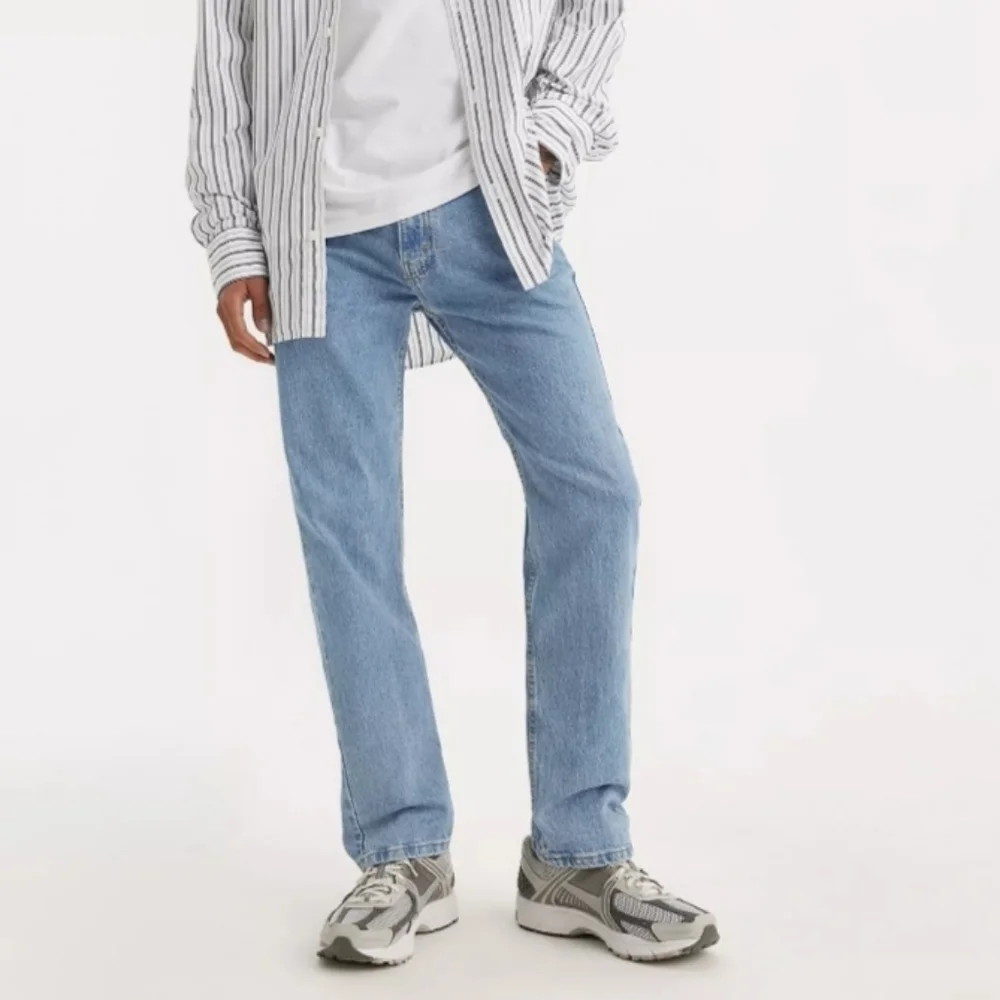Levi's 505 Regular Fit Straight Leg Jeans Light Wash 33